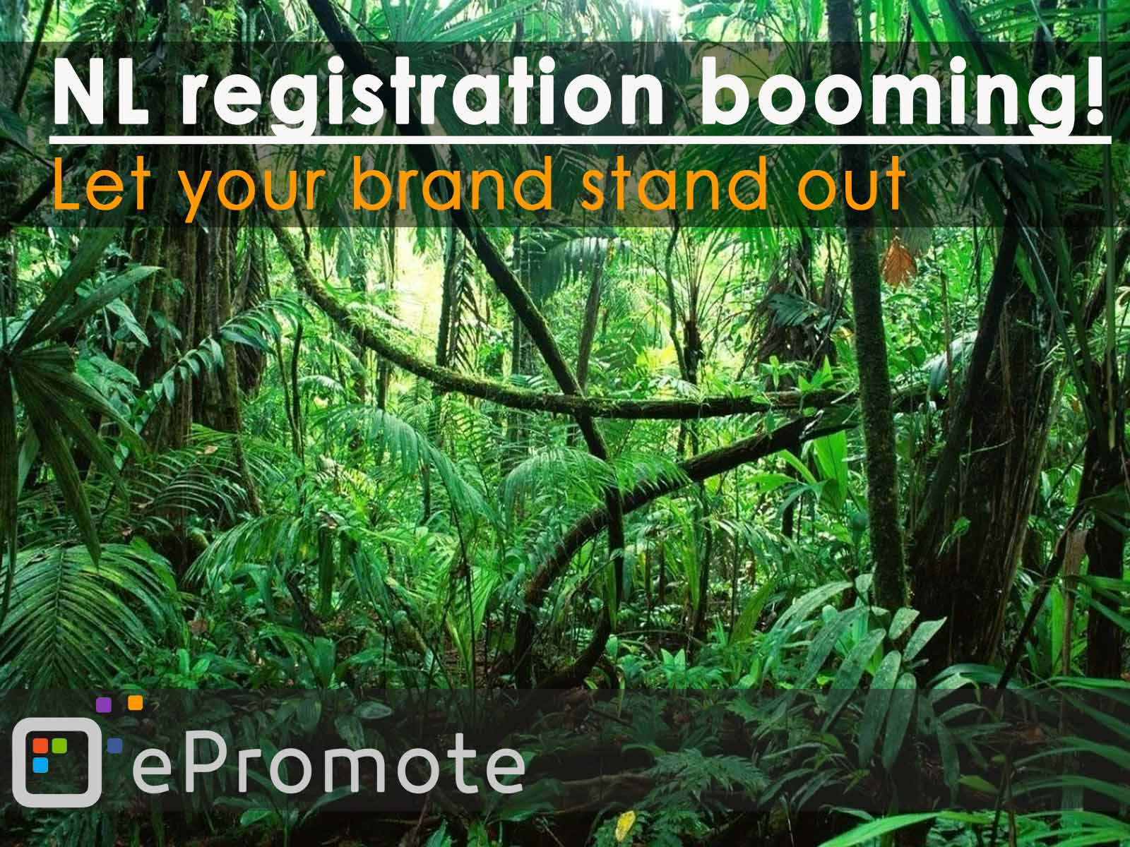 Registration for Amazon.nl is booming!